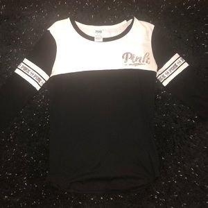 PINK bling long sleeve tee.